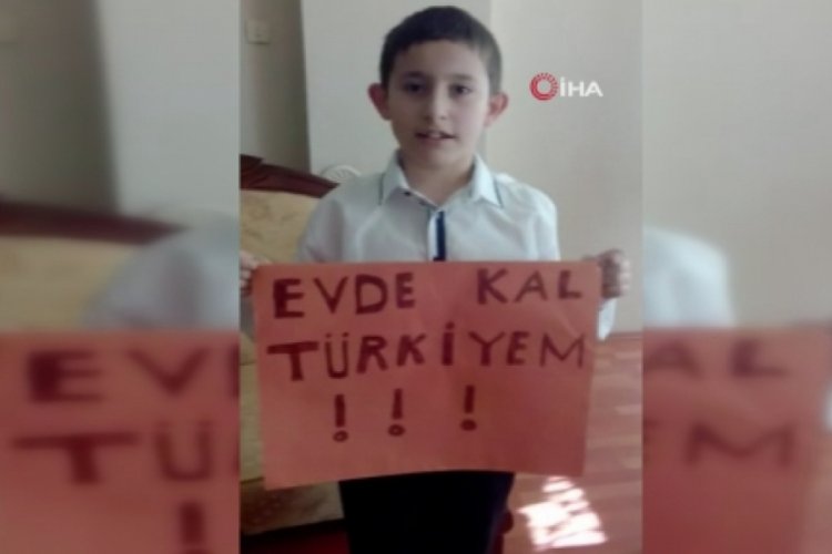 Malatya'da öğrencilerden 'Evdekal' klipi büyük ilgi gördü