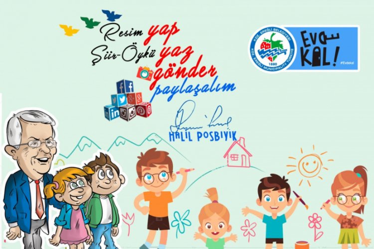 ''Resim yapın, şiir-öykü yazın paylaşalım''