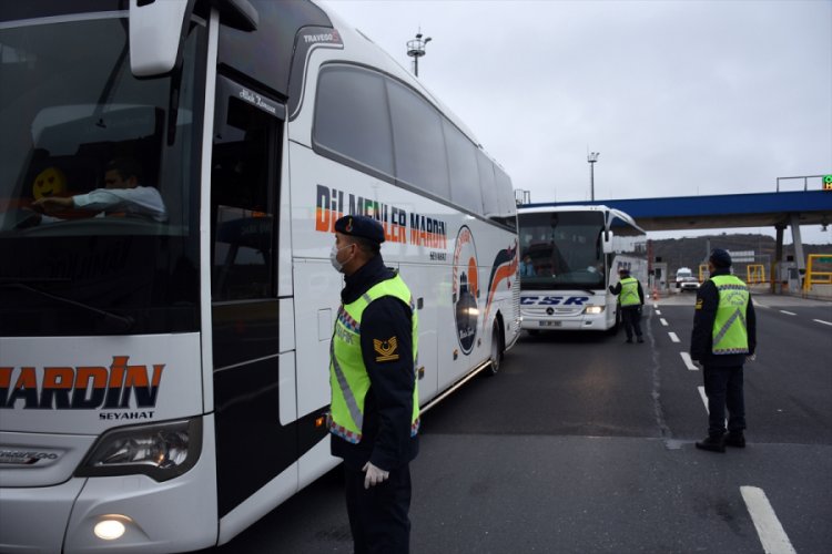 Yolcu otobüslerinde koronavirüs denetimi