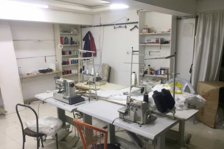 Kaçak üretilen 3 bin maske ele geçirildi