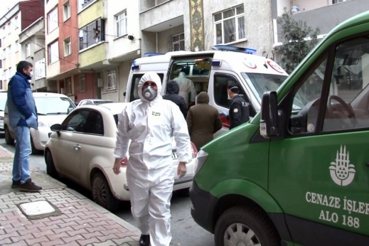 Evinde ölen kadında korona virüs şüphesi