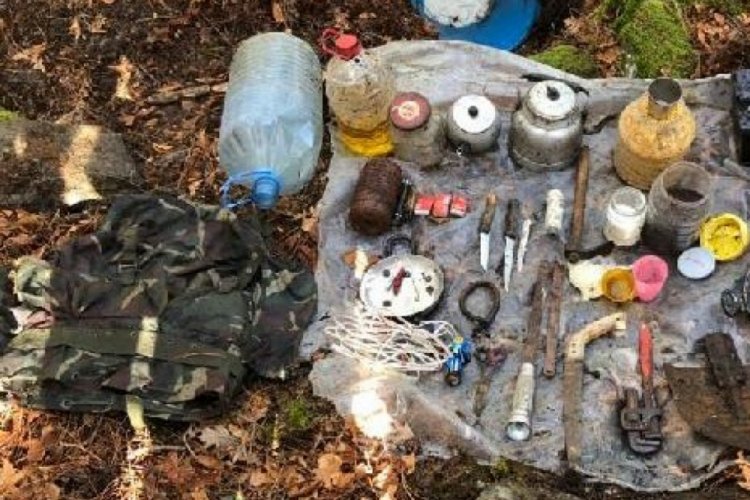 Amanoslar'da PKK'lıların kullandığı sığınak bulundu