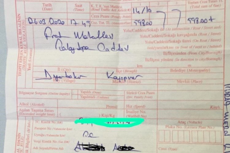 Patenle trafiği tehlikeye atan gence para cezası
