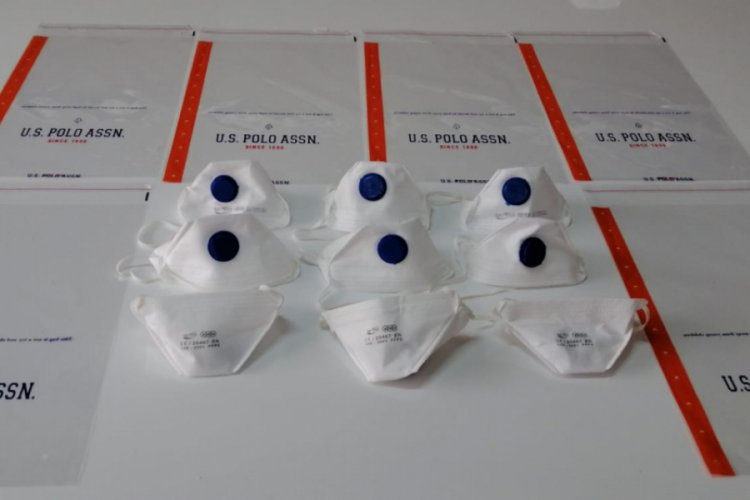 Bursa'da kaçak 10 bin tıbbi maske ele geçirildi