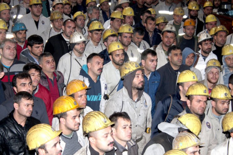 Maden işçilerine koronavirüs önlemleri