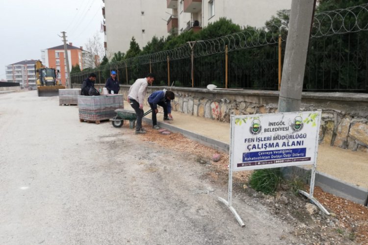 Bursa İnegöl'de çalışmalar devam ediyor