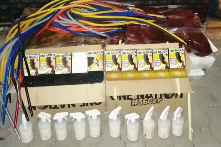 Kaçak nargile tütünü operasyonu