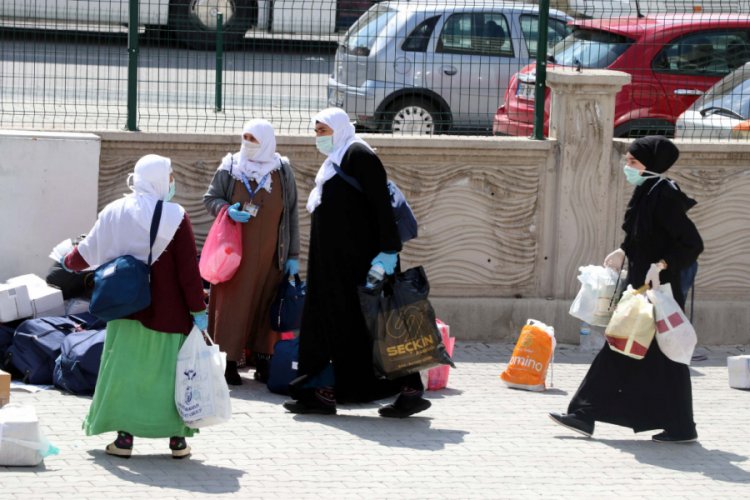Kayseri'de umreden dönenler tahliye edildi