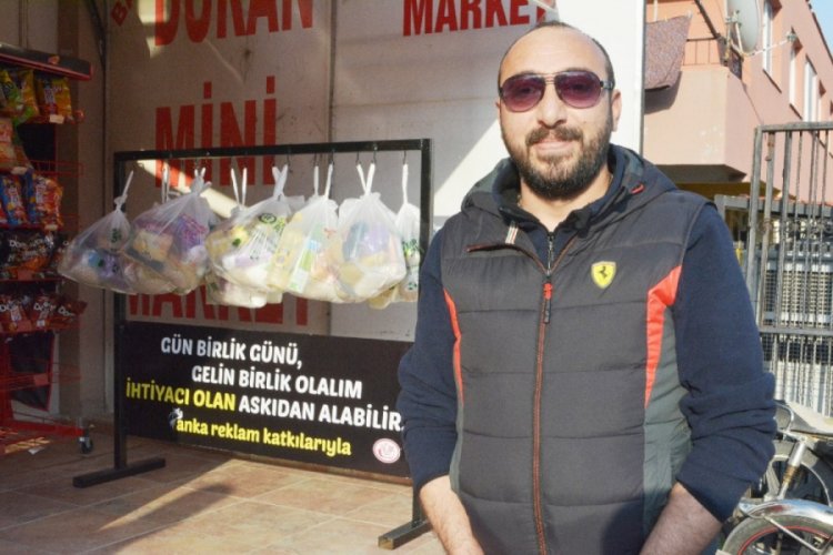 Rüyasında gördü ''askıda erzak'' uygulamasını hayata geçirdi