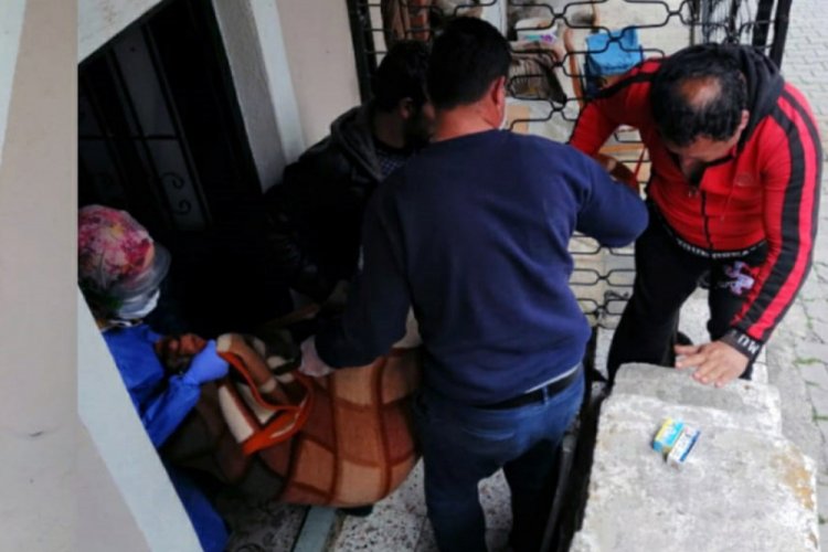 Tüpten sızan gazdan yaşlı kadın zehirlendi