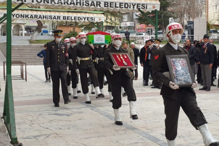 Afyonkarahisar'da Kıbrıs gazisi son yolculuğuna uğurlandı