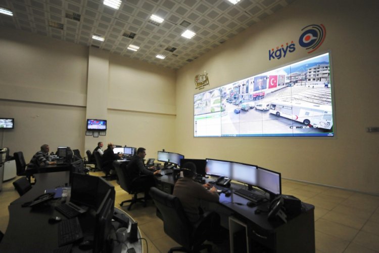 Bursa emniyetinden koronavirüs tedbirlerine 'mobese'li denetleme