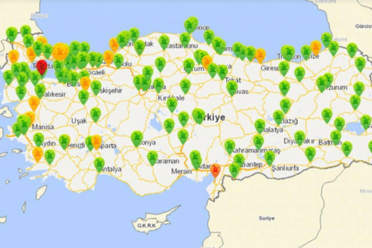Bursa'da hava kirliliğinde büyük düşüş