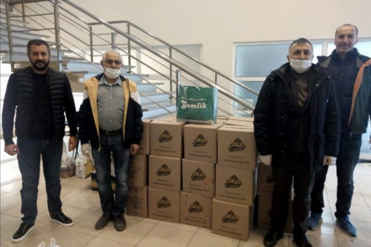 Bursa Gemlik'te eğitimciler de dayanışmaya katıldı