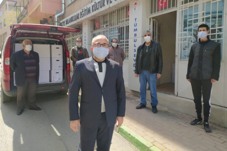 Muş'tan Bursa'da bin 500 aileye erzak yardımı