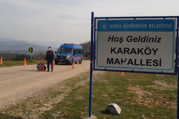 Bursa'da Karaköy Mahallesi de karantinaya alındı