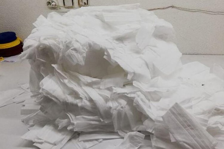 2 bin 750 adet sahte maske ele geçirildi