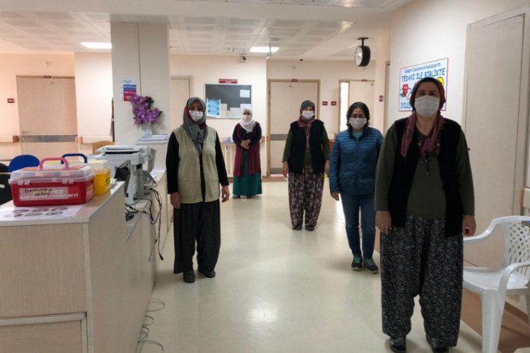 Alaşehir'de koronavirüs tedavisi tamamlanan 9 kişi taburcu oldu