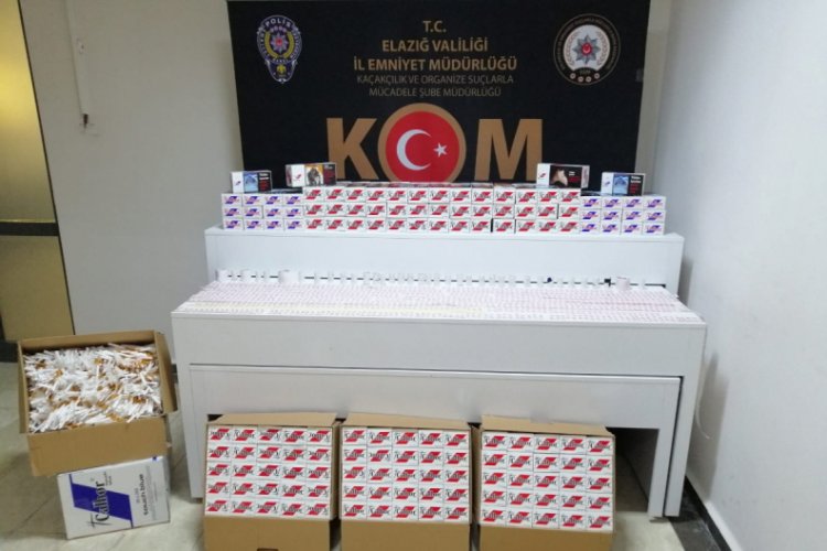 225 karton kaçak sigara ve bandroller ele geçirildi