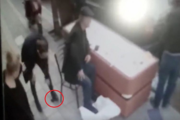 Bursa'da cüzdan hırsızlığı kamerada
