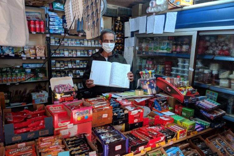 Bursa'da hayırsever veresiye borçlarını ödedi