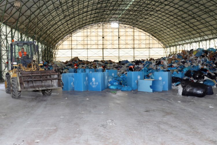 Bursa Mudanya'da 80 ton atık ekonomiye kazandırıldı
