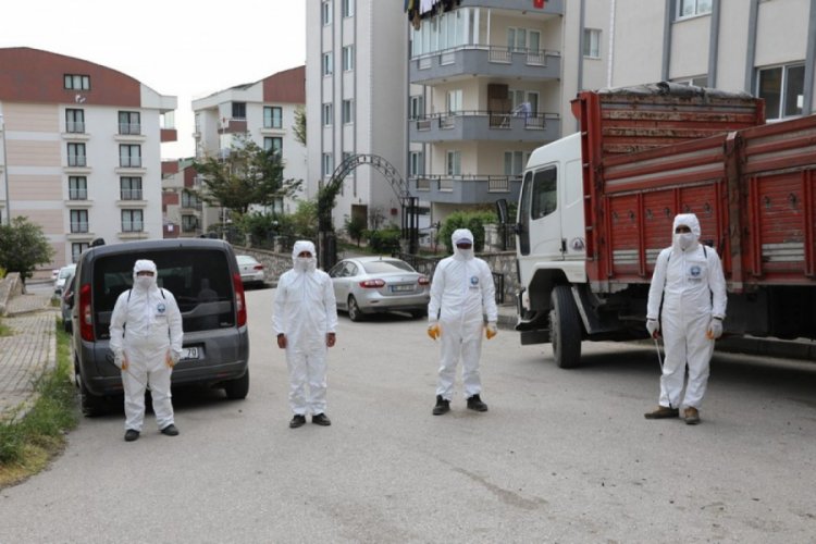 Bursa Mudanya'da 15 günde 5 bin bina ilaçlandı
