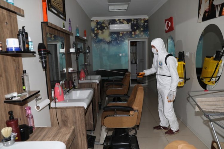 Bursa Mudanya'da ücretsiz dezenfekte