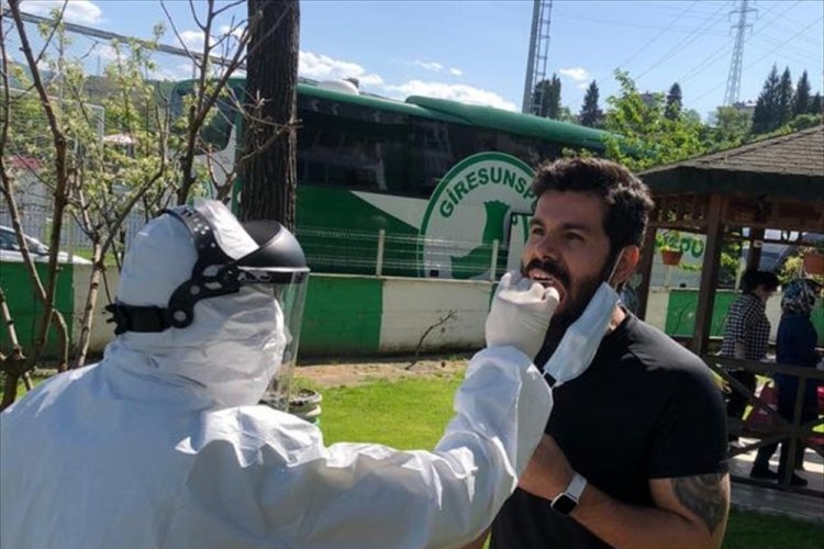 Giresunspor takımı koronavirüs testinden geçti