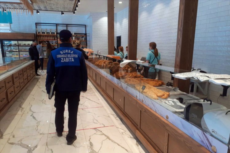 Bursa'da zabıtadan virüse karşı sıkı denetim