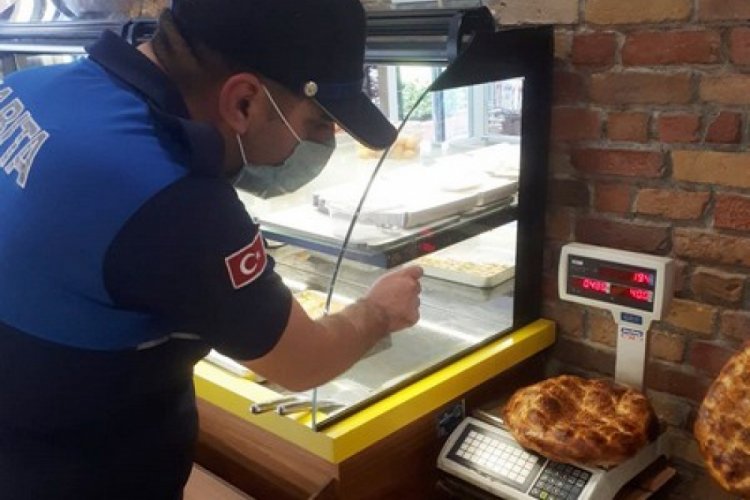 Bursa'da zabıtadan fırın ve tatlıcılara denetim