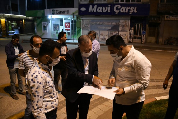 Bursa İnegöl 4 günlük yasakta şantiyeye dönüyor