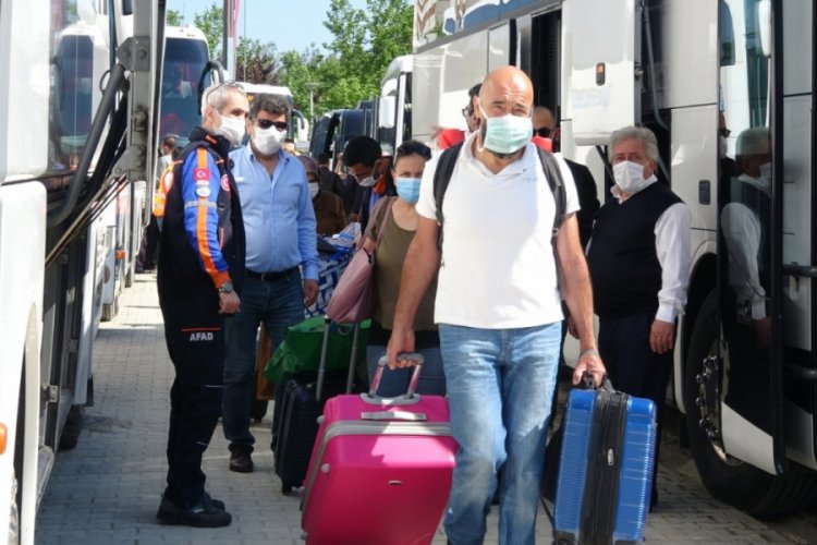Bursa'da karantinadan sonra duygu dolu mektuplar kaldı