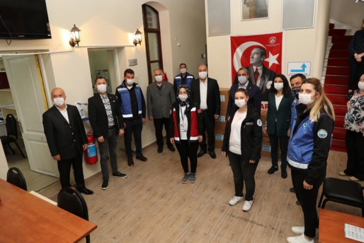 Bursa'da belediye personeline teşekkür ziyareti
