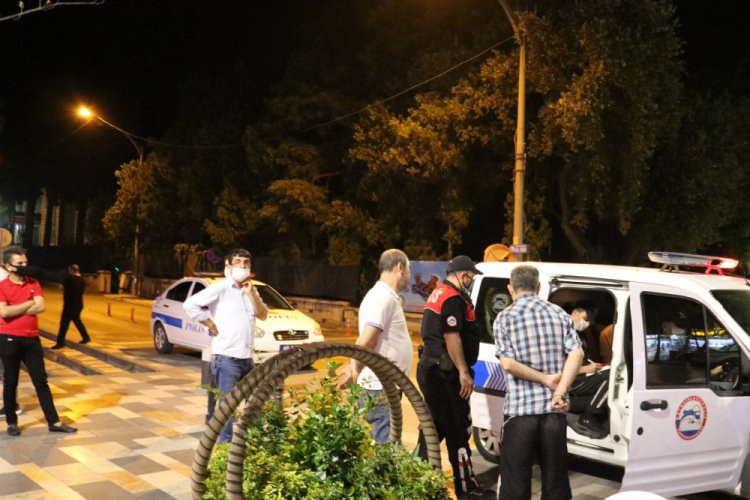 Maskesiz gezen 101 kişiye ceza