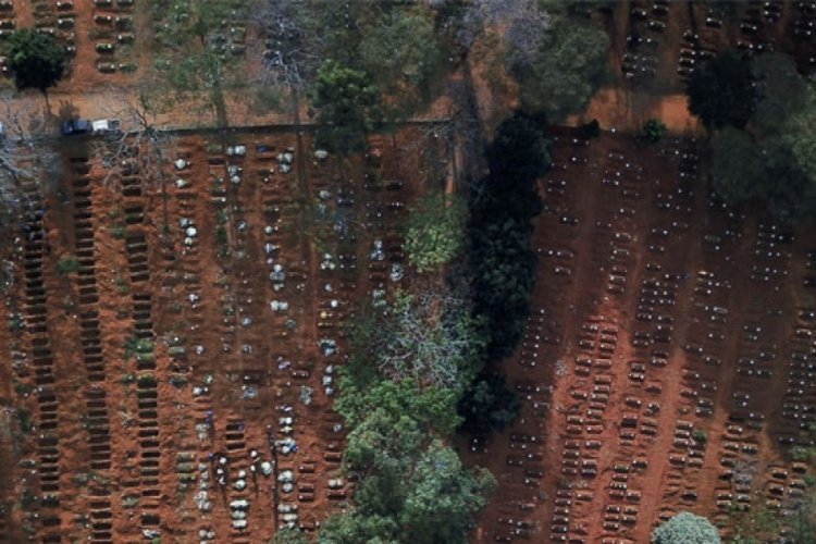 Brezilya'da Kovid-19 nedeniyle son 24 saatte 1001 kişi hayatını kaybetti