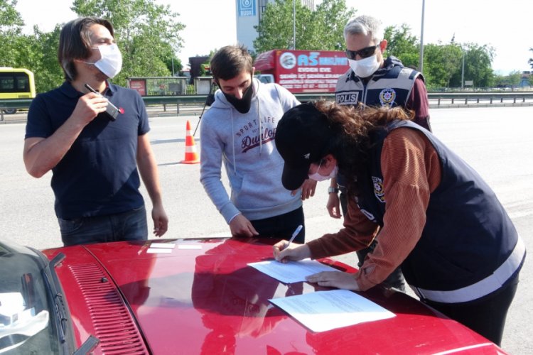 Bursa'da izinsiz bayram yolculuğu 13 bin liraya patladı