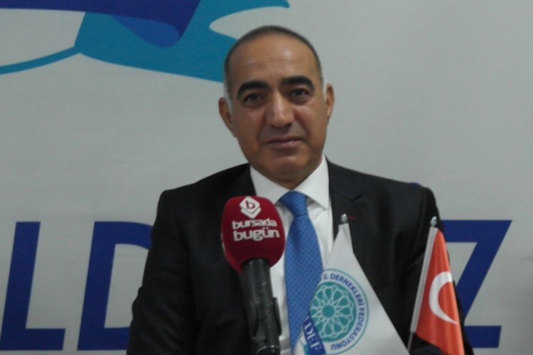 Bursa İl Dernekleri Federasyonu Başkanı: ''Bayramın salgından kurtulmamıza vesile olmasını diliyorum''