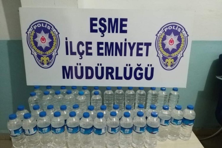 22 litre sahte içki ele geçirildi