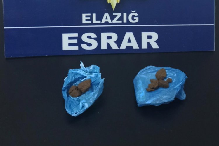 Elazığ'da uyuşturucu operasyonu: 3 gözaltı