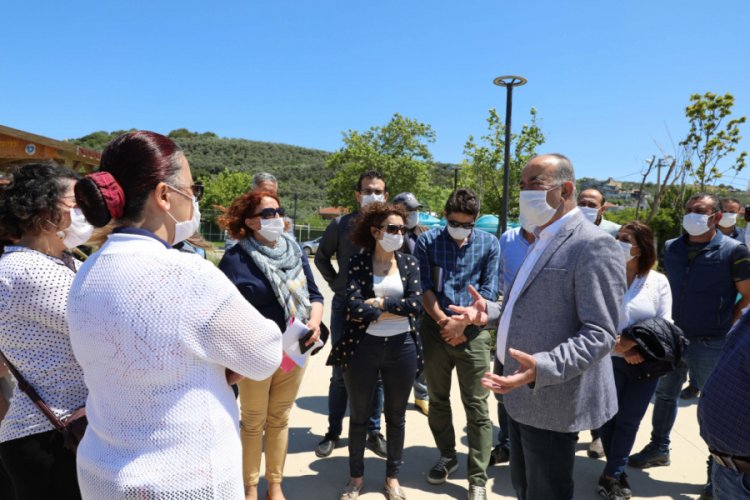 Başkan Türkyılmaz'dan Bursa Mudanya sahillerinde inceleme