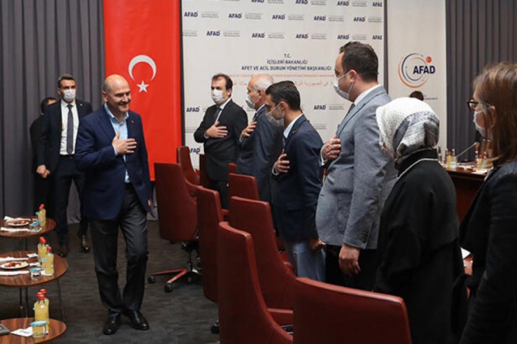 Bakan Soylu, AFAD'da brifing aldı