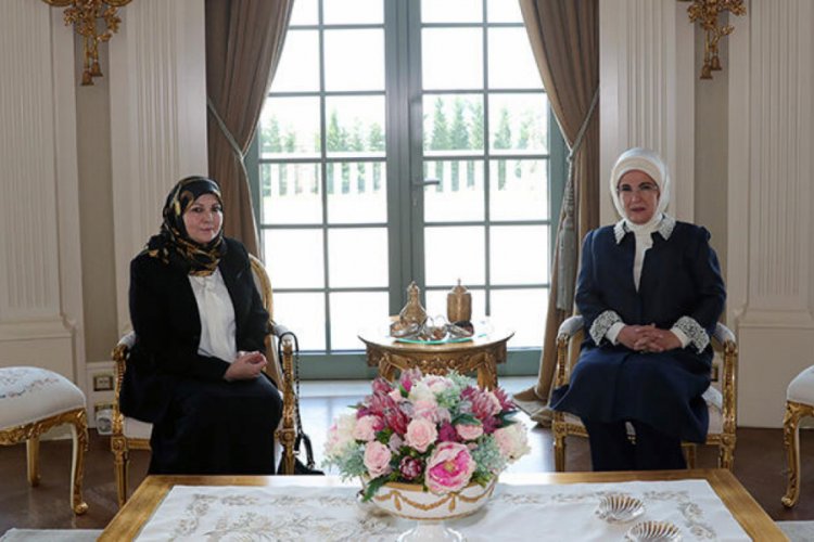 Emine Erdoğan, Nadia Reffat ile bir araya geldi