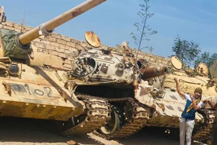 Hafter'e ait savaş helikopteri ele geçirildi