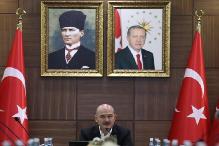 Bakan Soylu Diyarbakır'da güvenlik toplantısına katıldı