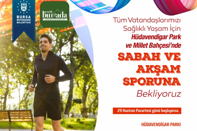 Bursa'da sağlıklı yaşam için haydi spora