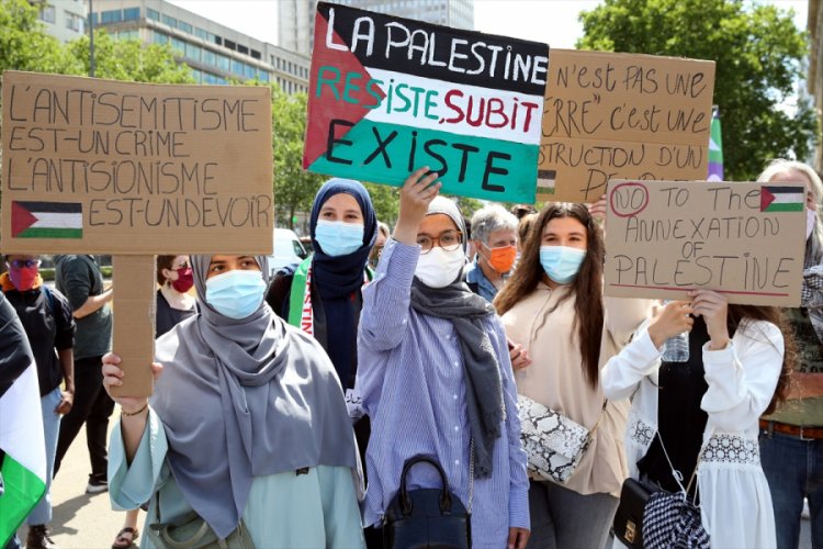 İsrail'in ''ilhak'' planı protesto edildi