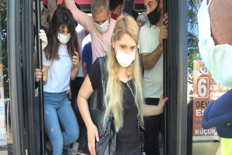 14 kişilik minibüsten 37 yolcu çıktı