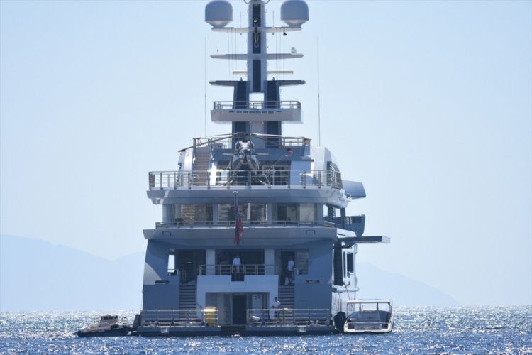 Mega yatlar Bodrum'da