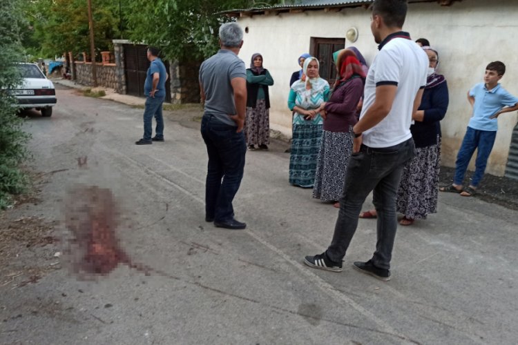 Cinnet getiren öğretmen komşularına satırla saldırdı